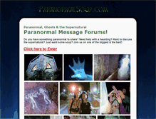 Tablet Screenshot of paranormalsoup.com